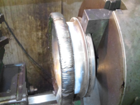 Egzoz valve seat welding