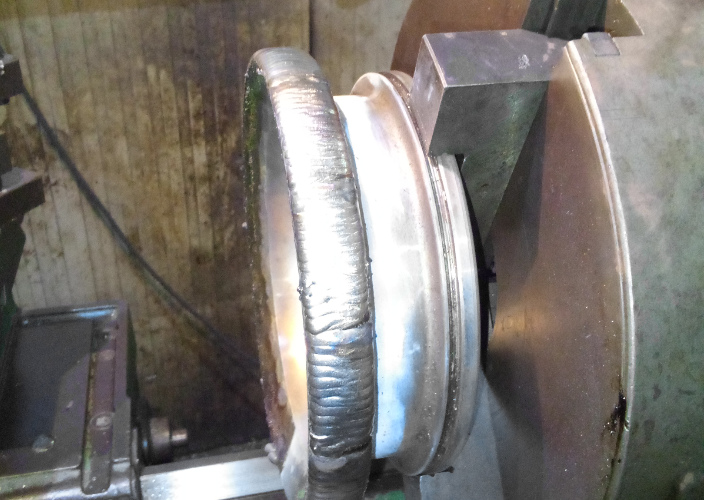 Egzoz valve seat welding